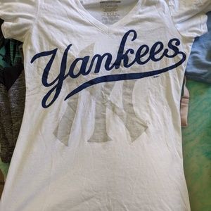 Authentic Nike Yankees Vneck Tee